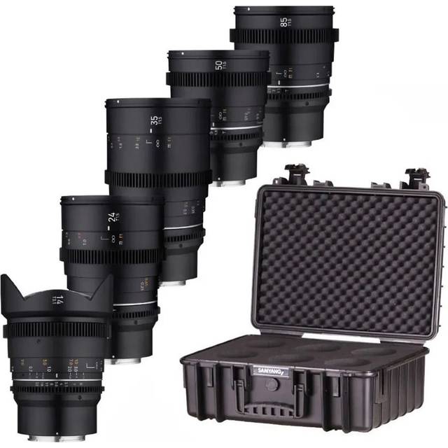 Samyang VDSLR MK2 5-Lens Kit (14mm/24mm/35mm/50mm/85mm) for Canon RF