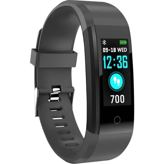 SBS Vital Fit Fitness Tracker med Sömnspårare & Stegräknare - IP67 - Svart