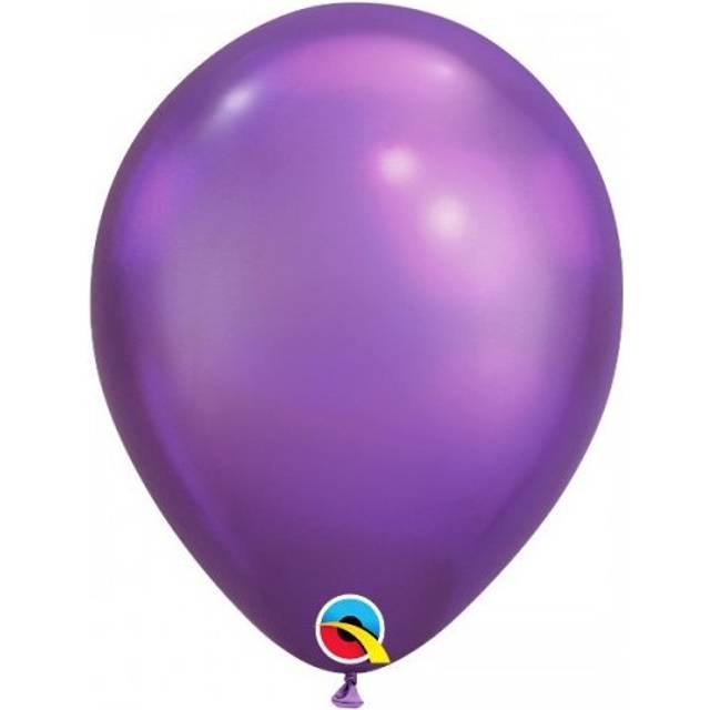 (One Size, Purple) Qualatex 7 Inch 100 Round Plain Latex Balloons