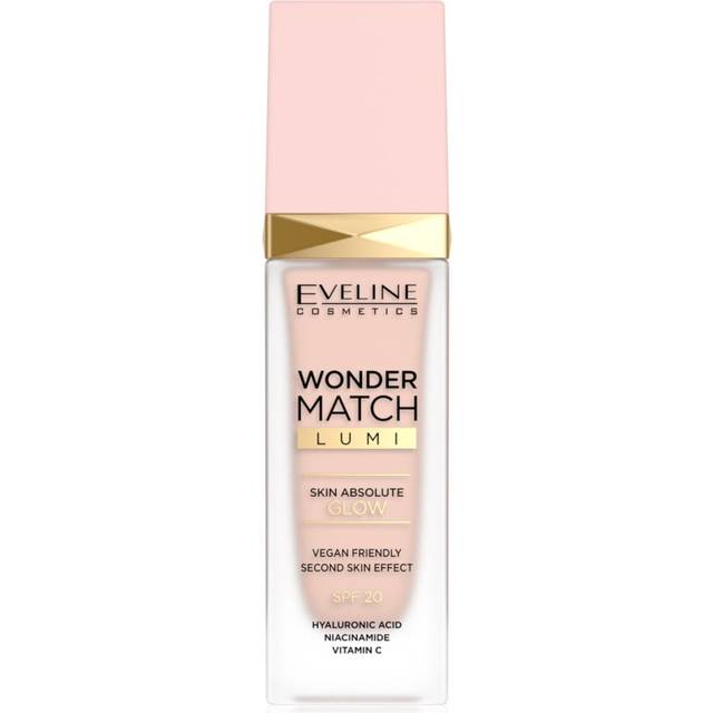 Eveline Cosmetics Wonder Match Lumi Fugtgivende og udglattende foundation SPF 20 Skygge 05 Light Neutral 30 ml