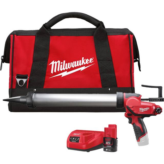 Milwaukee M12PCG-600A-201B 12V 2.0Ah Li-Ion 600ml Caulking Gun