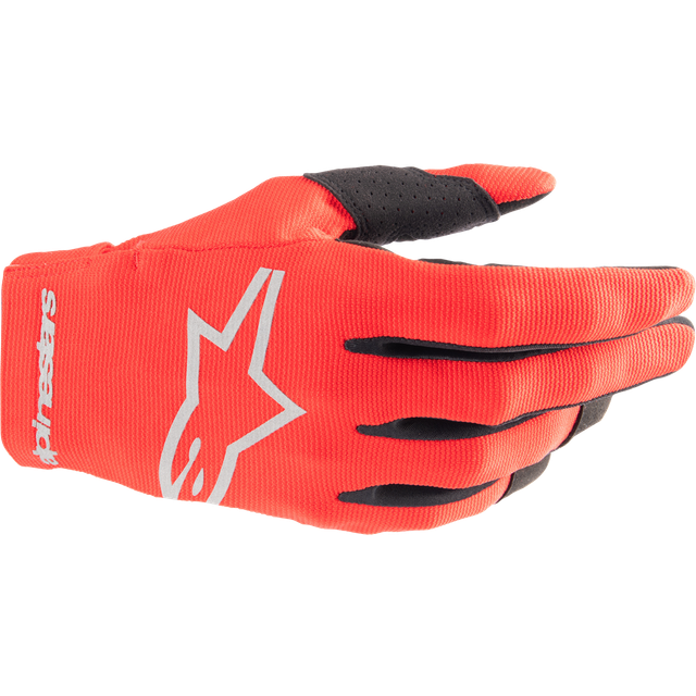 Alpinestars Radar Youth Motocross Gloves, red, Size M