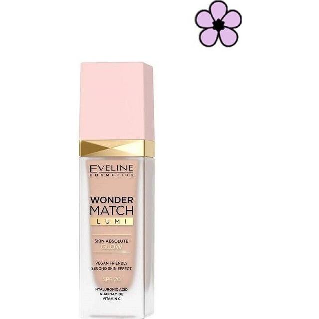 Eveline Cosmetics Wonder Match Lumi Fugtgivende og udglattende foundation SPF 20 Skygge 15 Natural Neutral 30 ml