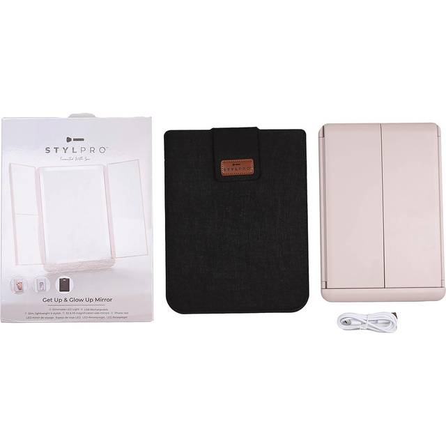 STYLPRO Get Up and Glow Up Bi-Folding Mirror