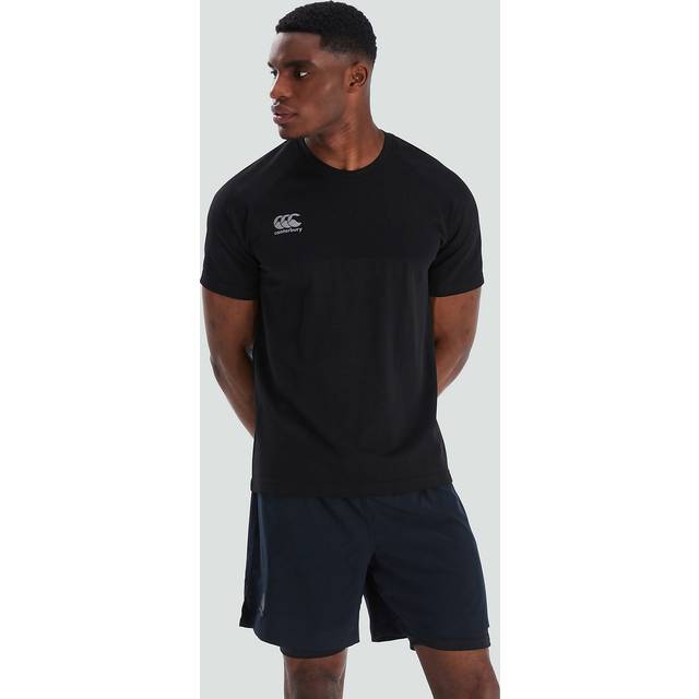 Canterbury Seamless Tee V2 (Product Colour: Black/Grey, Product Size: XLarge/2XL)