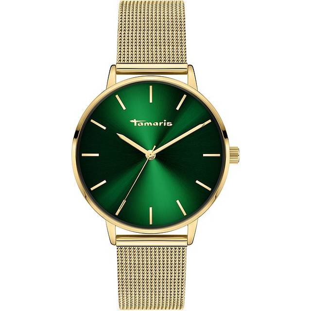 Tamaris Dam analog kvartsklocka med rostfritt stål armband TT-0067-MQ