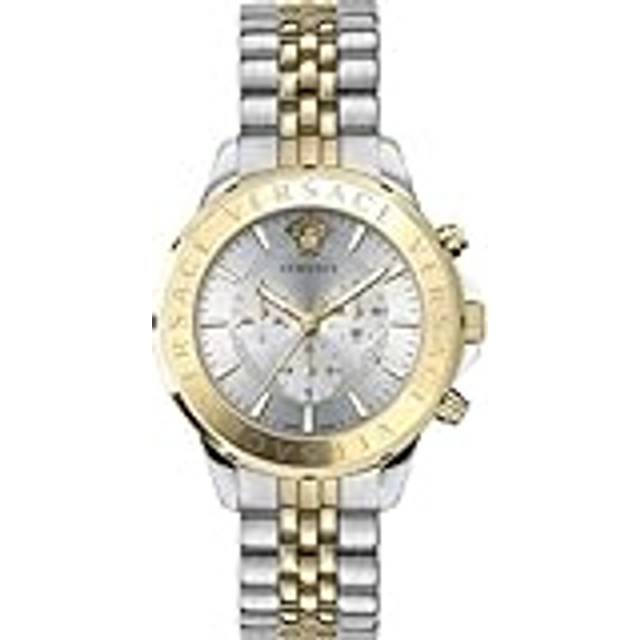 Chronograph Signature Watch Gold Silver