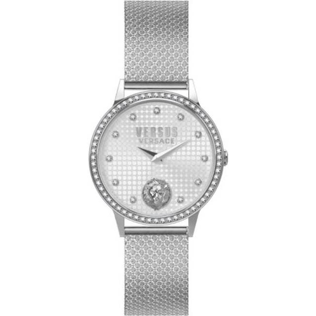 Versus Versace, Watches, female, Gray, ONE SIZE, Crystal Strandbank Womens Watch