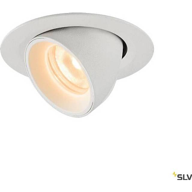 SLV Numinos Gimble Xs White Recessed Ceiling Light 2700K 55°