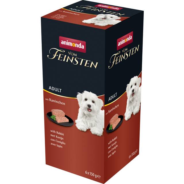 animonda Vom Feinsten Adult Grain Free 6 x 150 g - Kanin
