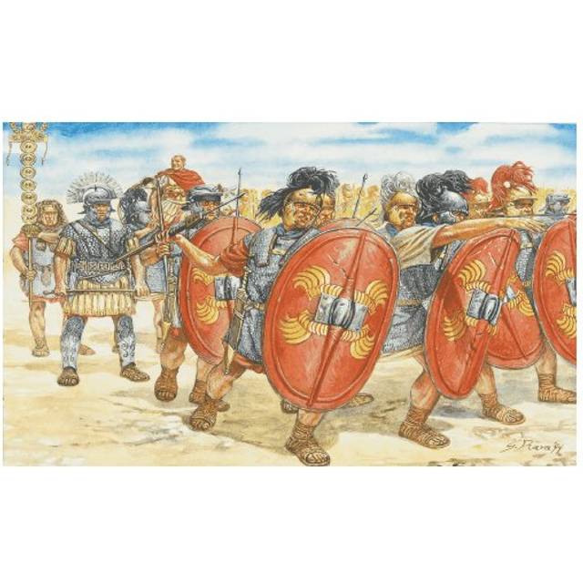 ROMAN INFANTRY (I-II CENTURY B.C.) - SOLDIERS 1:72 - Italeri 6021