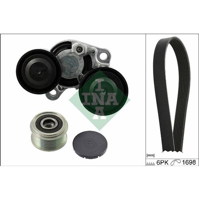 V-ribbed belt set for bmw:1,3,5,x1,x3 7802261 7802619 7805432 7808073 7810807
