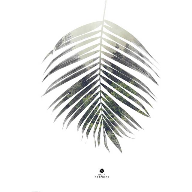Malerifabrikken - Poster Palm leaf - Grön