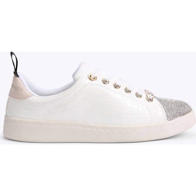 KG Kurt Geiger Womens Liza2 Sneakers - Silver - Size UK 3