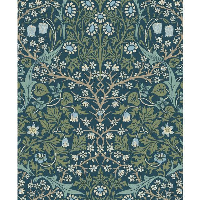 Saxman 5.5m X 53cm Matte Peel and Stick Wallpaper Roll - Green