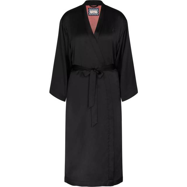 Triumph Kimono Style Dressing Gown - Black