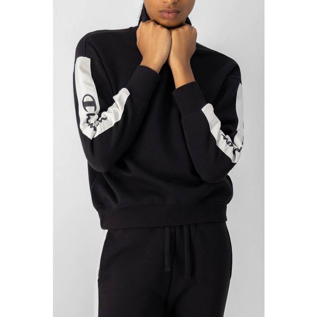 Champion - High Neck Black Beauty - Sweater - black - S - 70% Cotton, 30% Polyester,Sweat