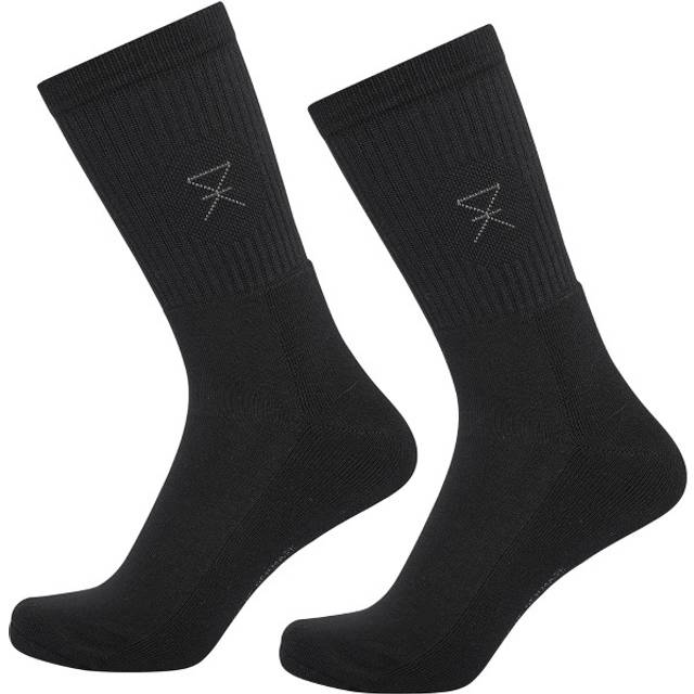 JBS of Denmark 2-pack Bamboo Blend Tennis Socks - Black - Strl 40/45