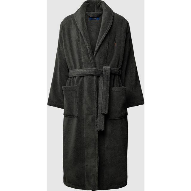 Polo Ralph Lauren Shawl Collar Terry Bath Robe, Dark Slate