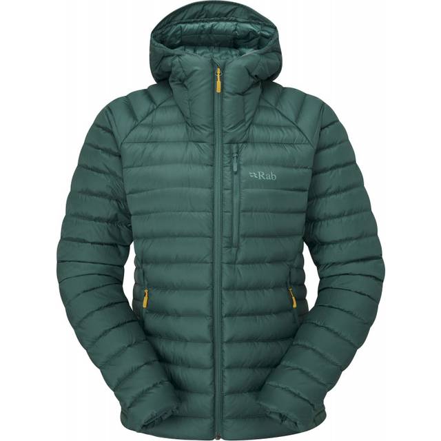 Rab Womens Microlight Alpine Down Jacket - Green - 14