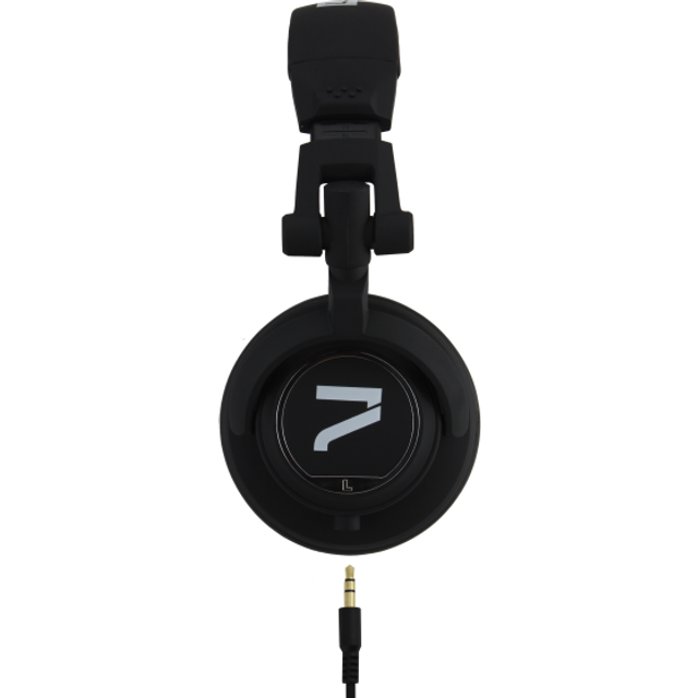 7even Headphone black Phone-Talk / Dj, Hifi, Sport Kopfhörer, dreh-klappbar, ...