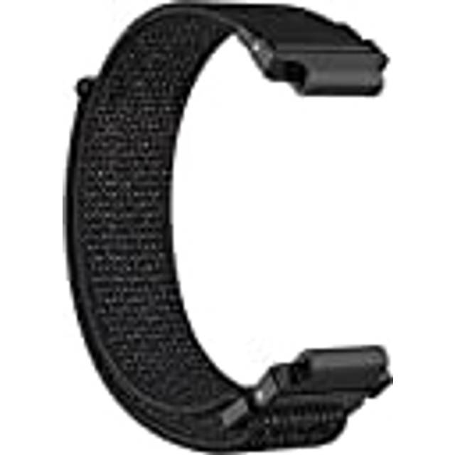 För Garmin Forerunner 220/230/235/620/630/735XT armband nylon Svart