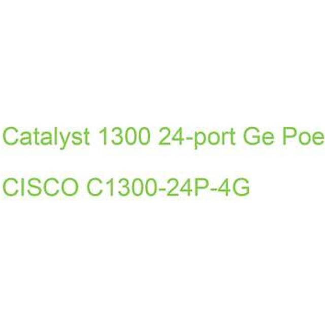 Cisco Catalyst 1300-24P-4G Managed Switch 24 Port GE PoE 4x1GE SFP Limited Lifetime Protection (C1300-24P-4G)