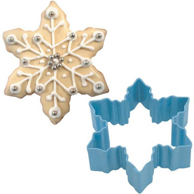 Snowflake Cookie Cutter - White