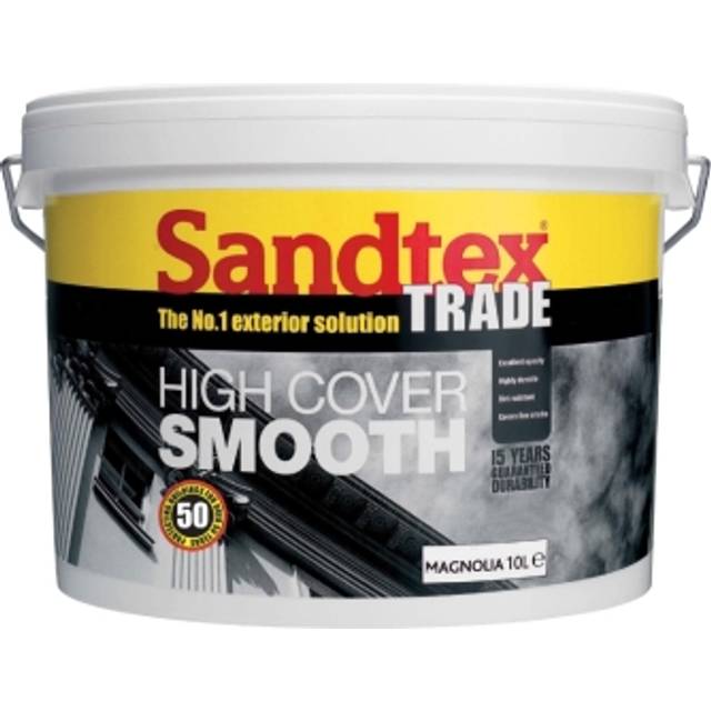 Sandtex Trade High Cover Smooth 10L Magnolia