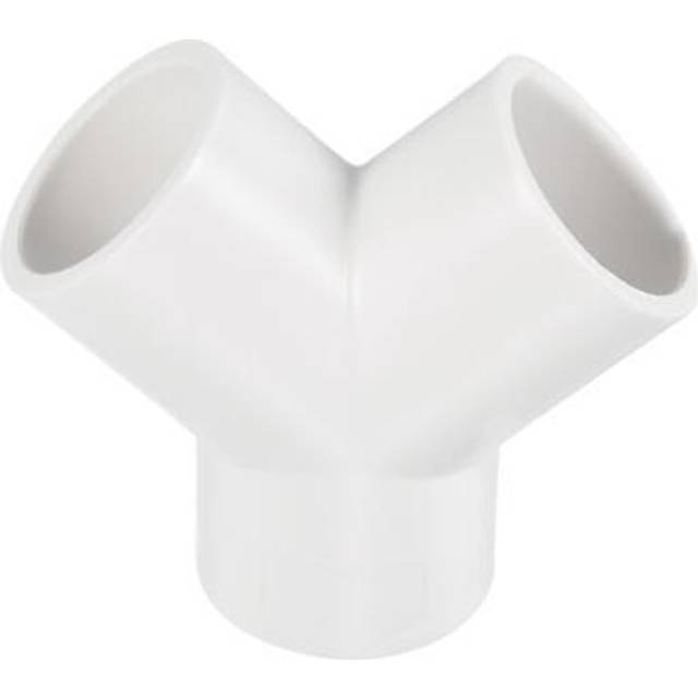 25mm Pvc Pipe Fittings 3 Way Y Shape Water Joint Connectors Adapters