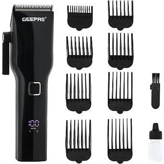 Geepas Professional HairClipper Digital Electric Stubble Beard Trimmer