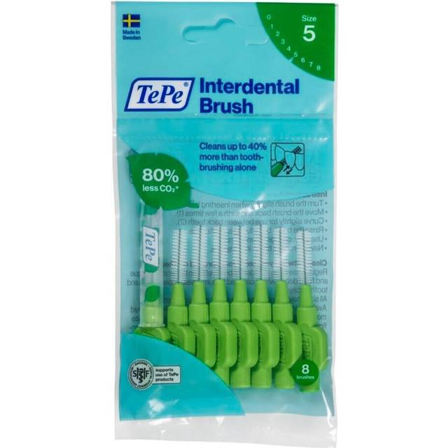 TePe 0.8 mm Size 5 Original Interdental Brush - Pack of 8
