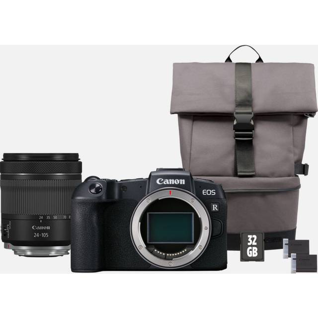 CANON EOS RP Body Black + EF-EOS R Mount Adapter + 64GB SD card + Bag