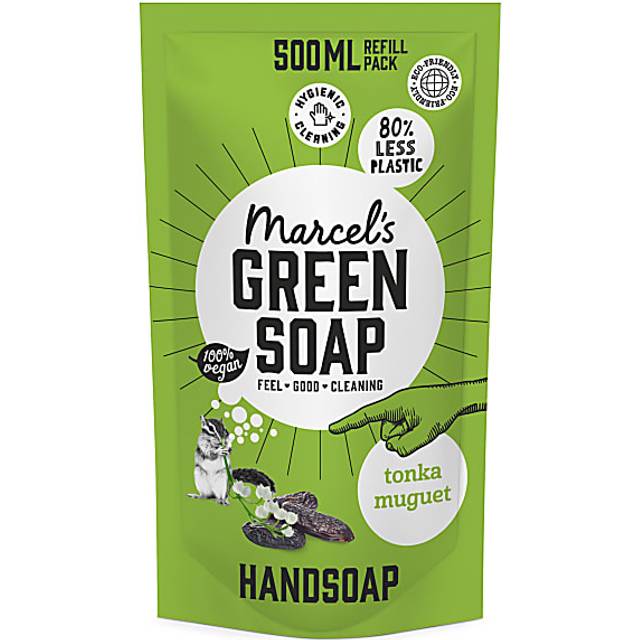 Green Soap Håndsæbe tonka liljekonval refill-pose 51.42 DKK/1 L