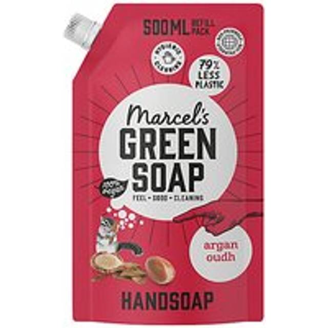 Green Soap Håndsæbe argan oudh, refill-pose 51.42 DKK/1 L