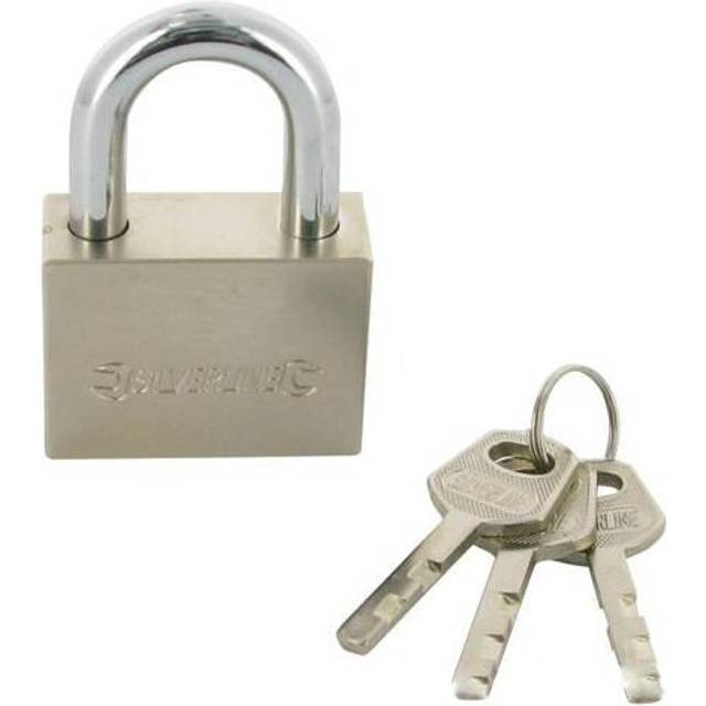 50mm Steel Keyed Security Padlock 10mm Shackle Secure Gate Shed Key Lock