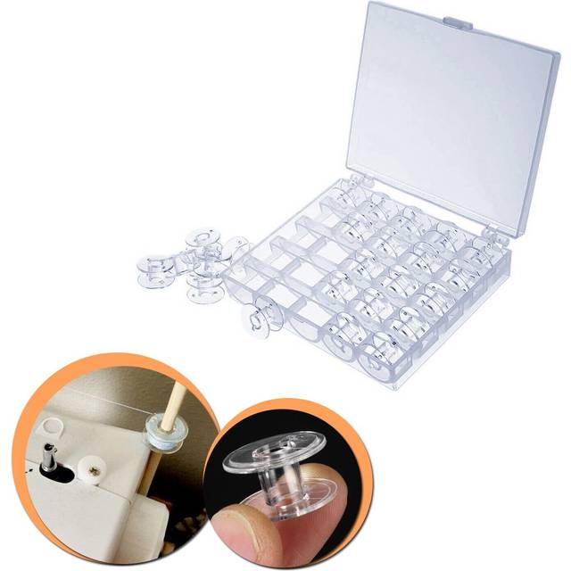 Janome Plastic Bobbins, Pack of 10