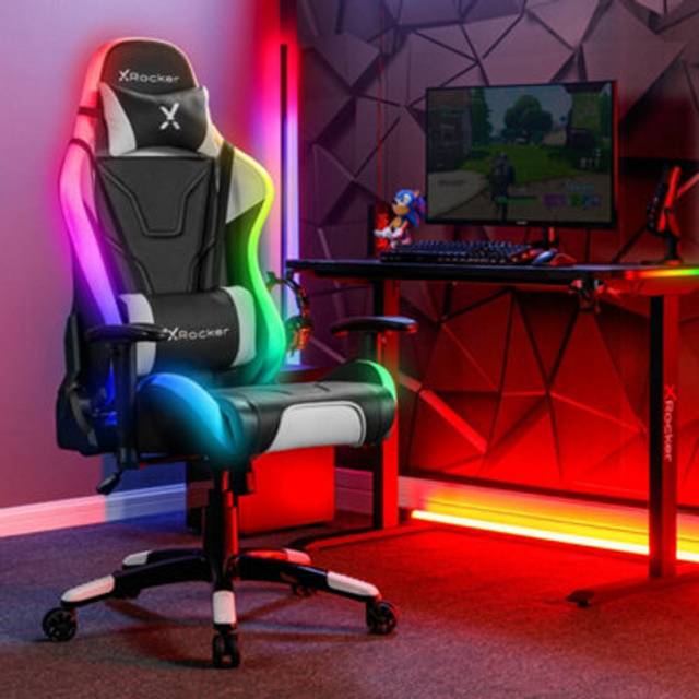 X Rocker Agility Rgb Esports Pc Gaming Chair With Neo Motion Led Lights, Multi