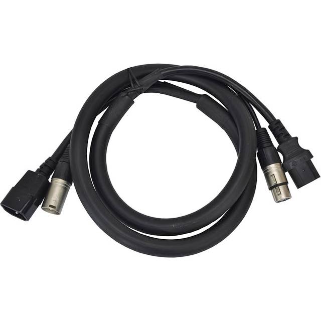 DMX Lighting XLR & IEC Power Combined Cables 1.3m