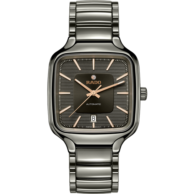 Rado Grey R27077102 True Square Ceramic Automatic Watch 1 Size - GREY