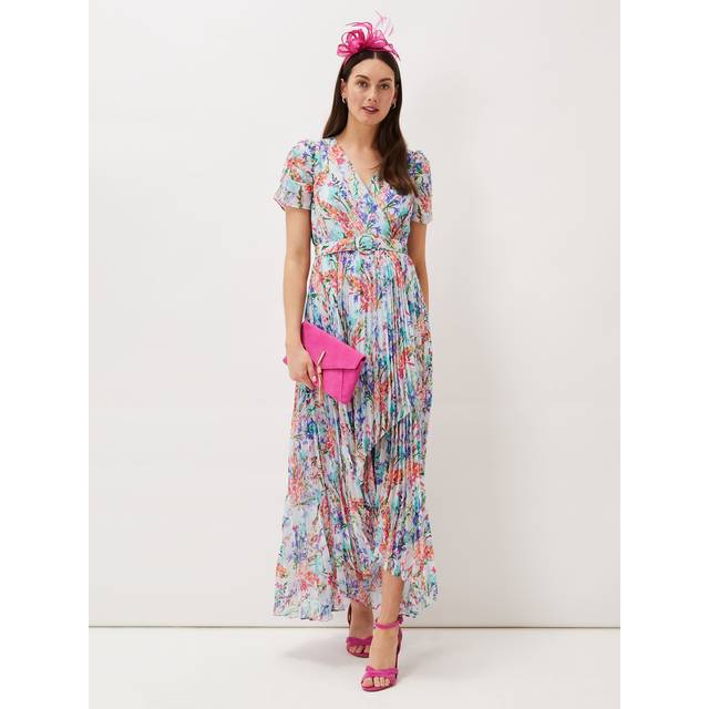 Phase Eight Women's Cleo Floral Midaxi Dress - Cherry/Multi - 14
