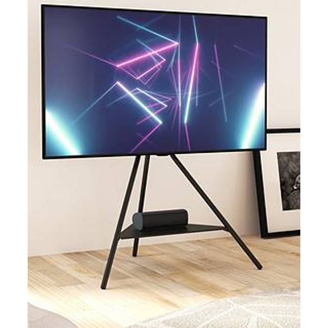Avf Tiga Freestanding Metal Tv Tripod - Fits Between 32 - 65 Inch Tv - Black - One Colour