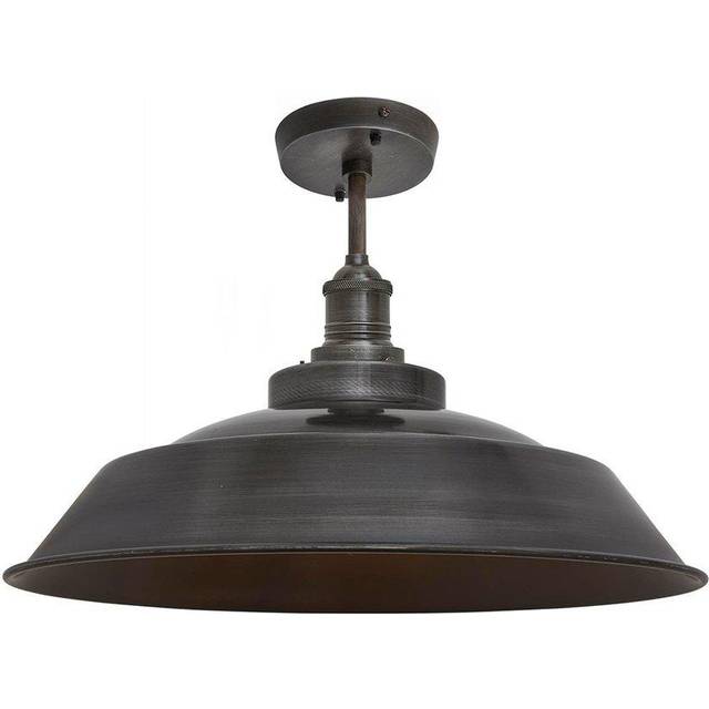 Brooklyn Step Flush Mount - 16 Inch - Pewter