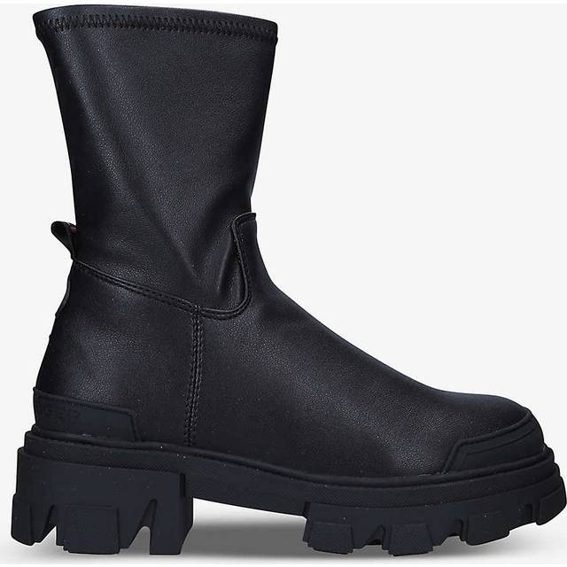 KG Kurt Geiger Women's Ankle Boots Black Soft Ankle Vegan Trekker Sock