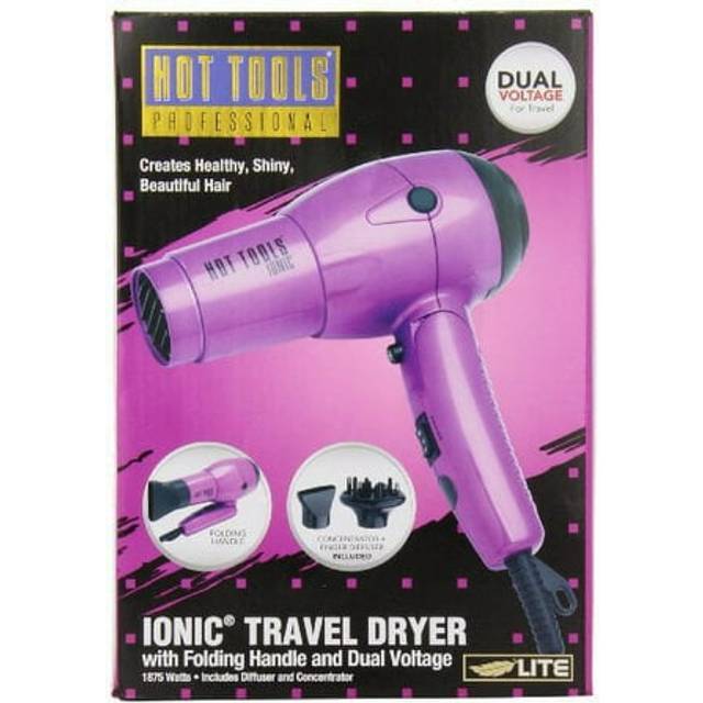 Hot Tools Pro Artist 1875W Ionic Compact Hair Dryer  Lightweight Perfect for Travel