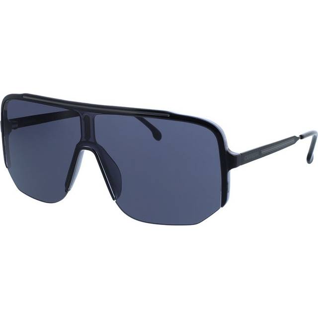 Carrera Unisex CARRERA 1060/S 08A/IR Sonnenbrillen Plastik Schwarz/Grau Grau Quadratisch