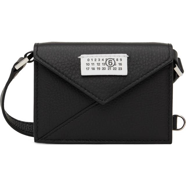 Mm6 Maison Margiela Woman Cross-body bag Black Size - Cow leather, Zinc, Aluminum, Copper - --