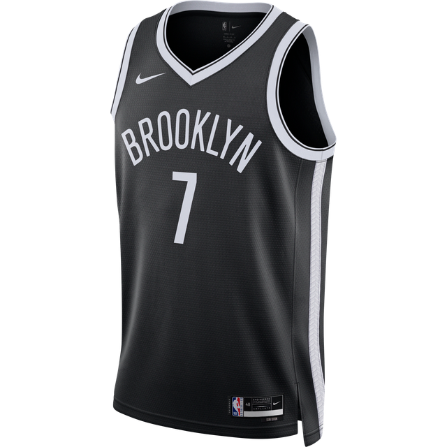 Brooklyn Nets Icon Edition 2022/23 Men's Nike Dri-FIT NBA Swingman Jersey - Black - Polyester - L