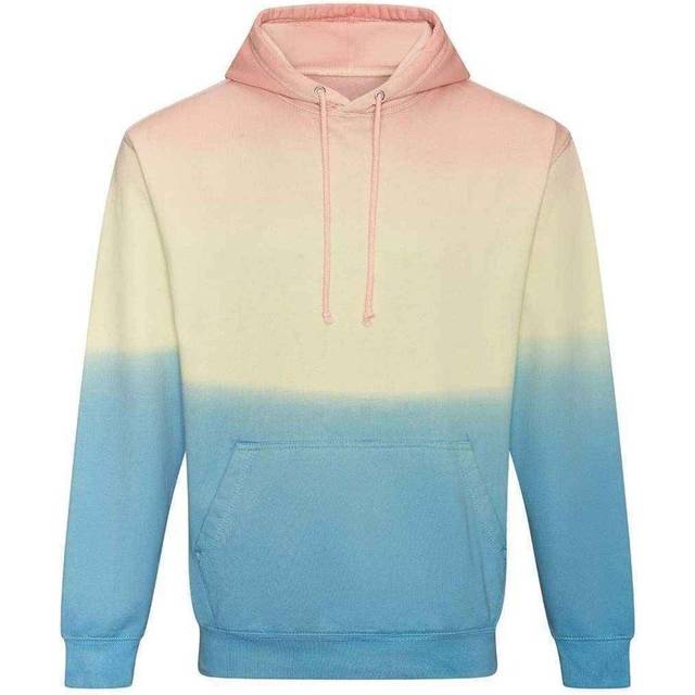 (2XL, Pastel Sunset Dip) Awdis Unisex Adult Tie Dye Hoodie