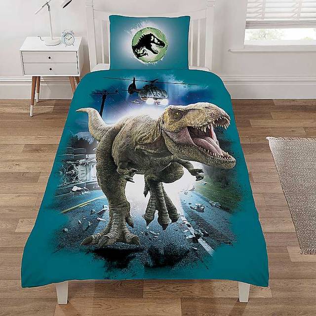 Jurassic World Helicopter Kids Bedding Set - Single